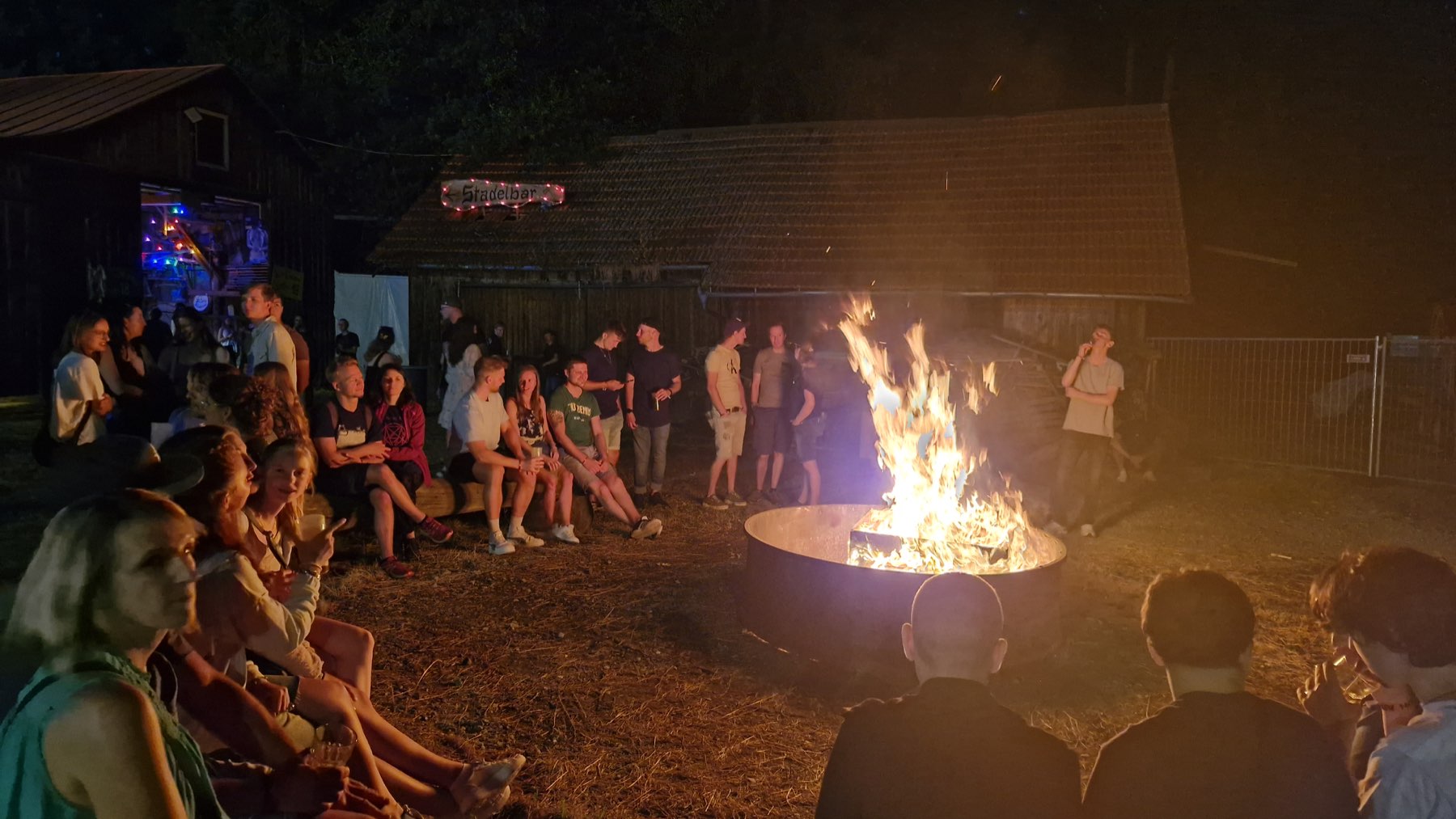 Lagerfeuer-Area